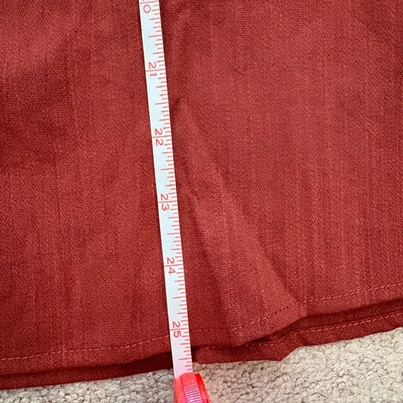 Ruffled Brown Sleeveless Top - Picture 5 of 8